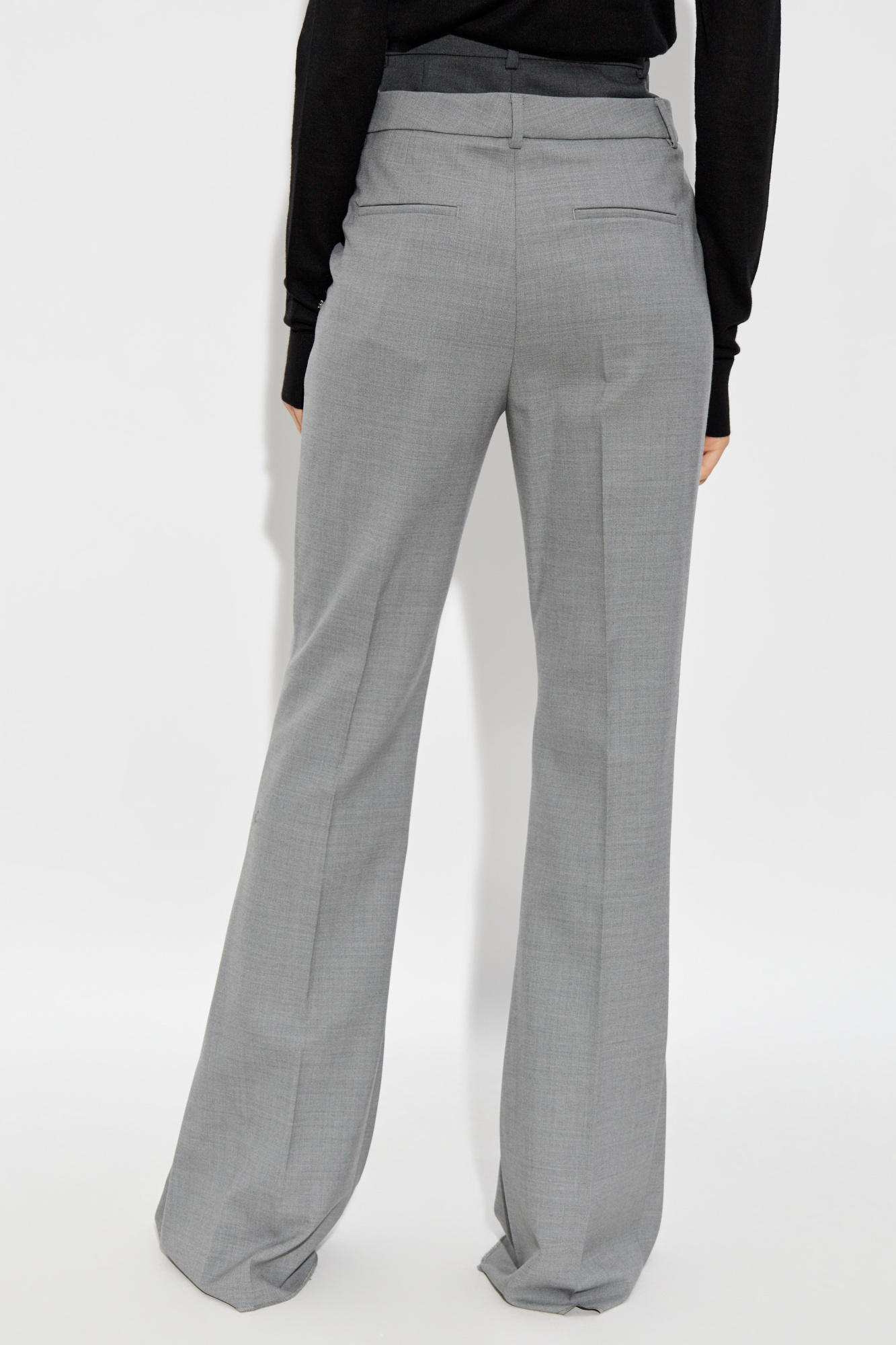 Grey Pants Lince Sportmax - Vitkac AS